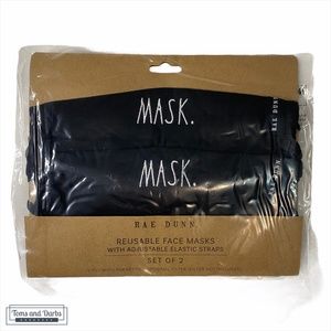 Rae Dunn MASK Adjustable Reusable Face Mask